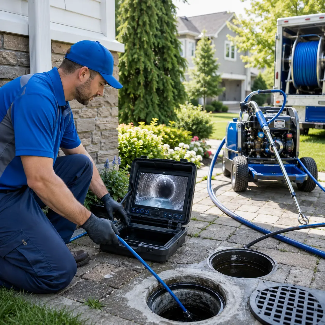 Outdoor drain cleaning professionals serving Louisville, NE